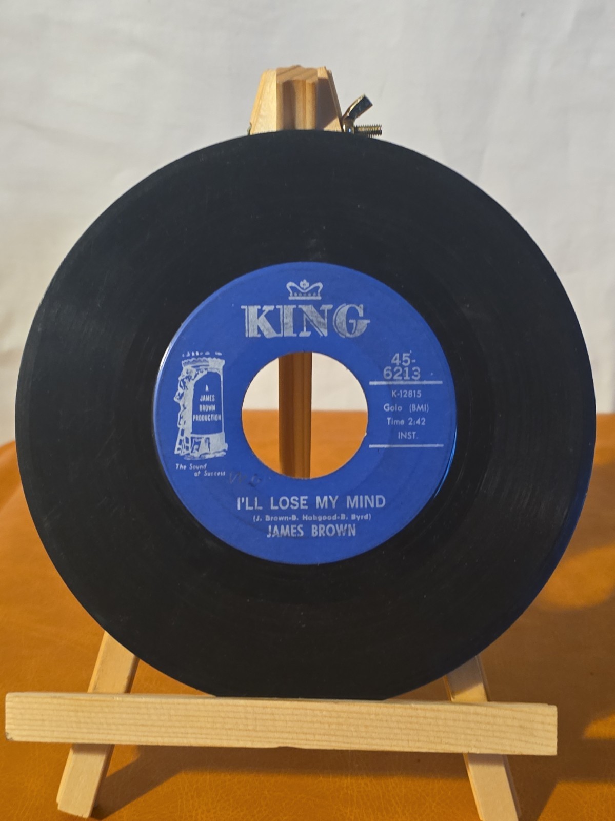 45 RPM Vinyl James Brown “I’ll Lose My Mind” Soul King Label