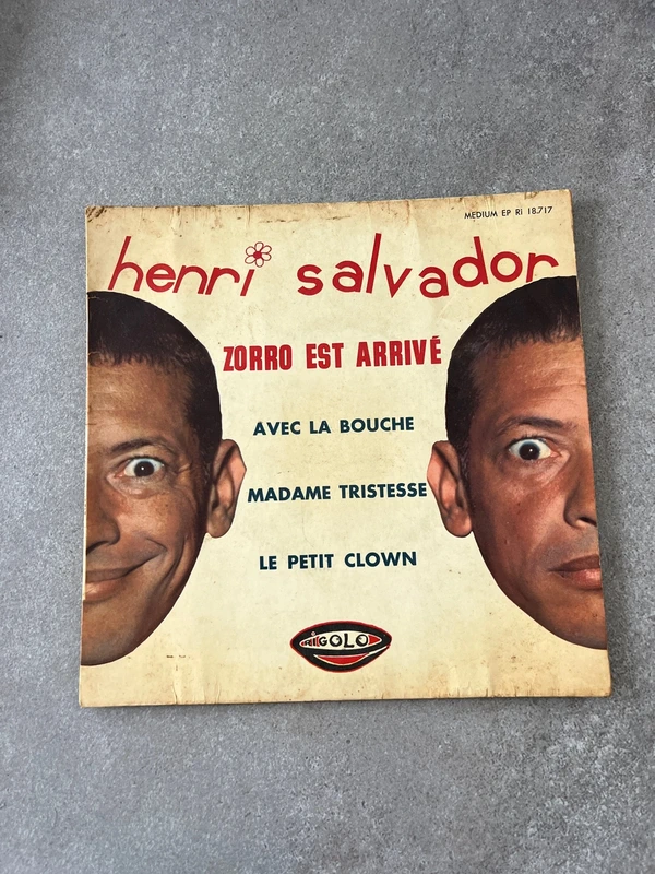 Vinyle Henri Salvador zorro est arrivé