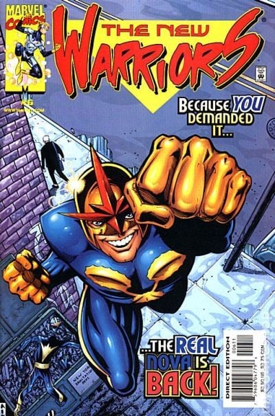 New Warriors #6 VG 2000 Stock Image Low Grade