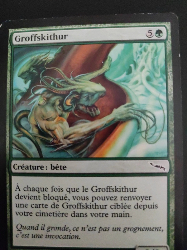 Carte Magic the gathering groffskithur