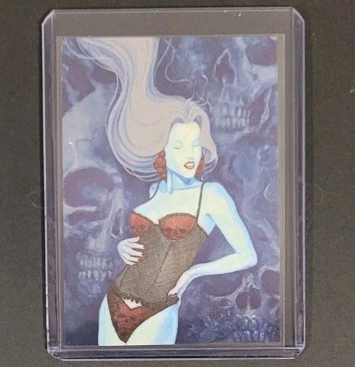 Caos 1995! Fumetti Lady Death Serie 2 Adesivo Trading Card #88