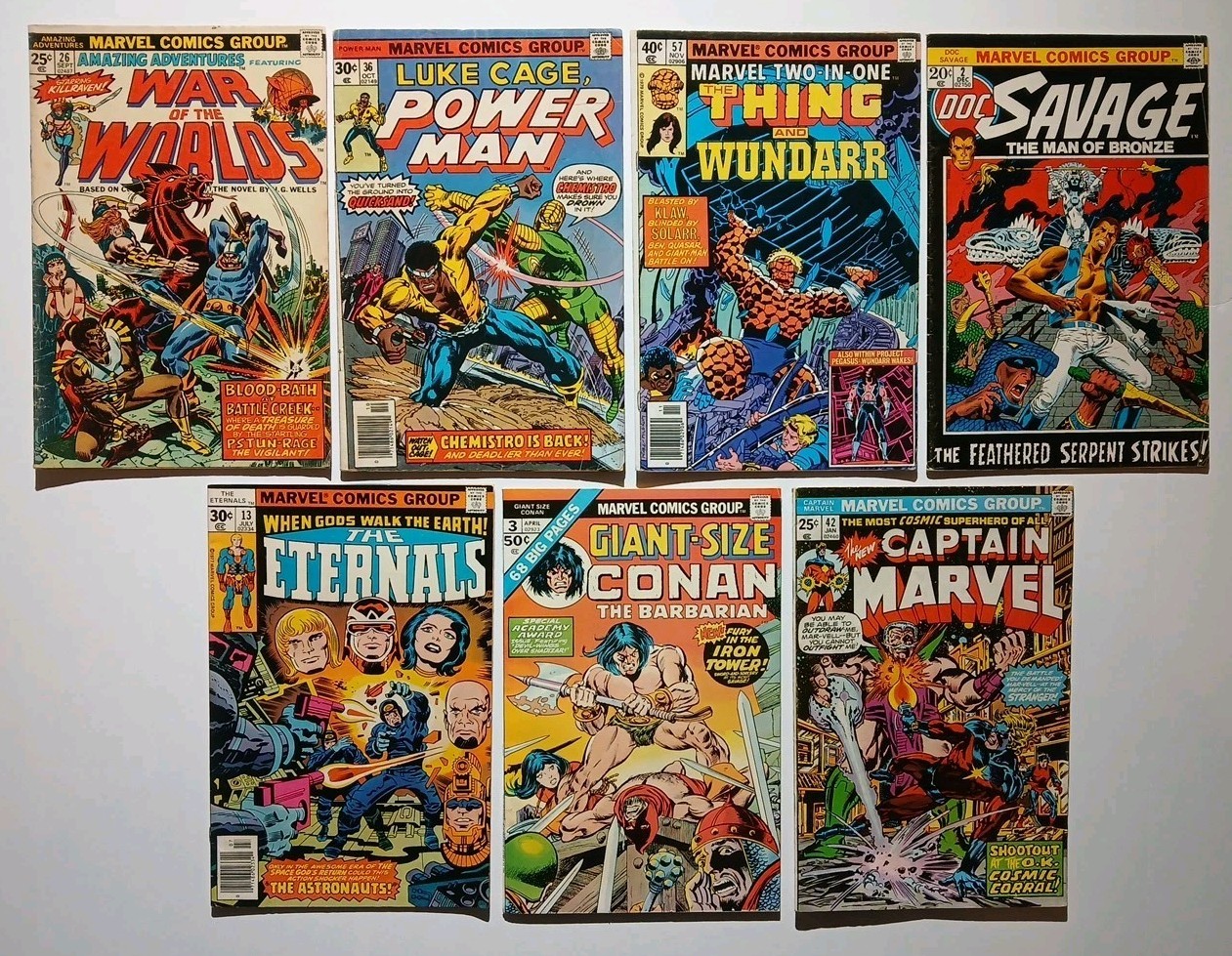 Bronze Age Marvel Comic Book Lot