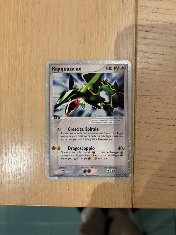 Carta Pokemon Rayquaza ex