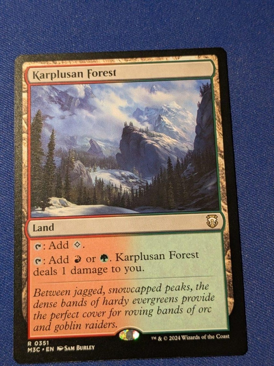 Karplusan Forest Modern Horizons 3 Commander #351 quasi nuovo MTG