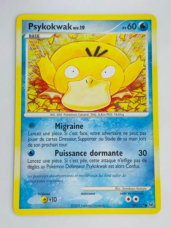 Carte Pokémon Psykokwak 87/127
