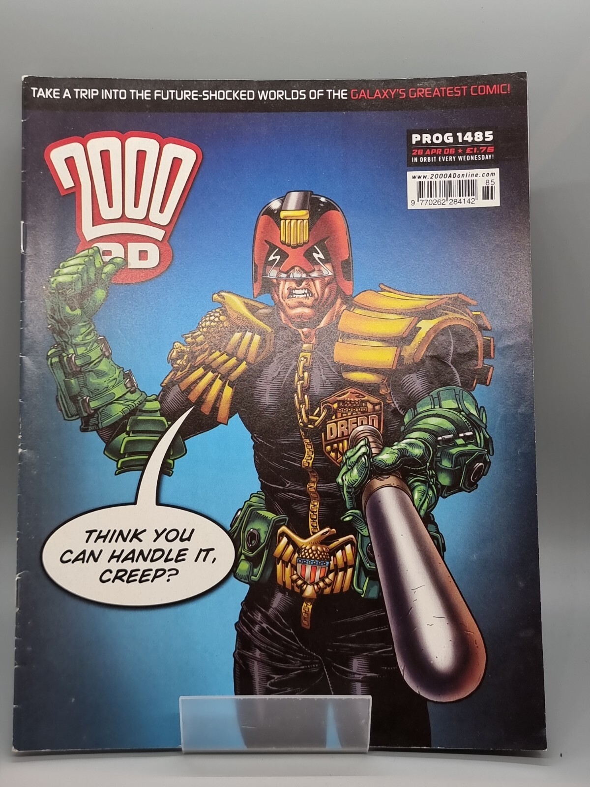 2000AD Prog #1485 Judge Dredd - British Weekly Comic - Issue Apr 06 - VGC