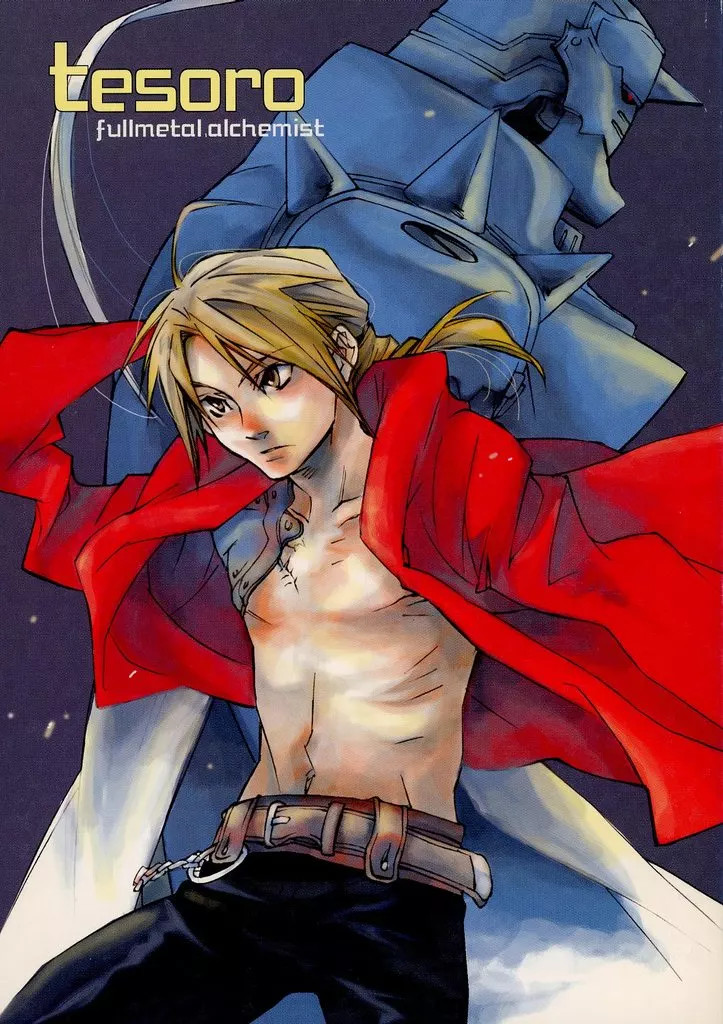 Fullmetal Alchemist Edward Alphonse Doujinshi A5 60p BL Usato [Età 13+]