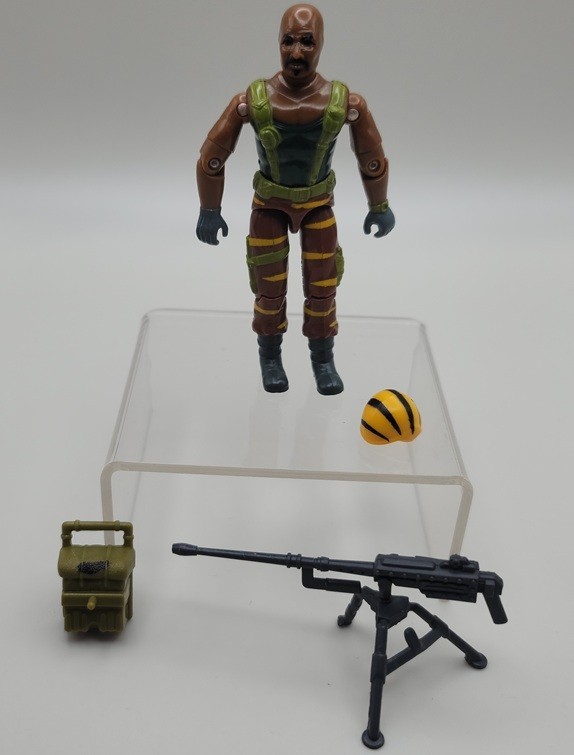 Roadblock v3 TIGER FORCE COMPLETE 1988 GI Joe Cobra Vintage 3.75 GREAT PAINT