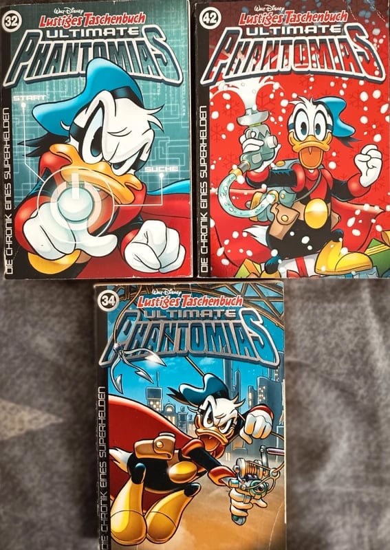 Lustiges Taschenbuch Ultimate Phantomias 3 Bänder