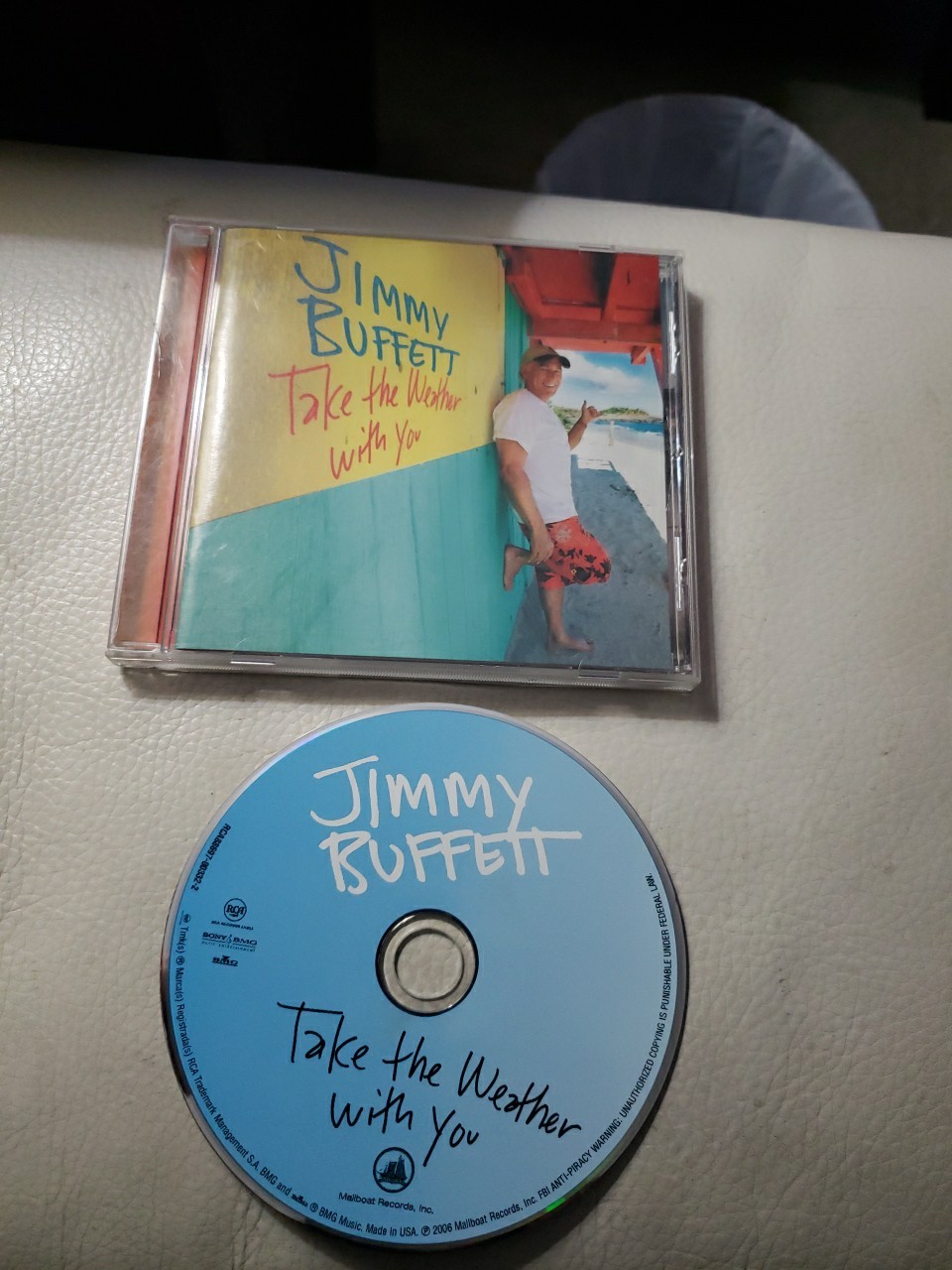 Jimmy Buffett - Take the Weather With You CD 2006 Mailboat Records VG/EX 