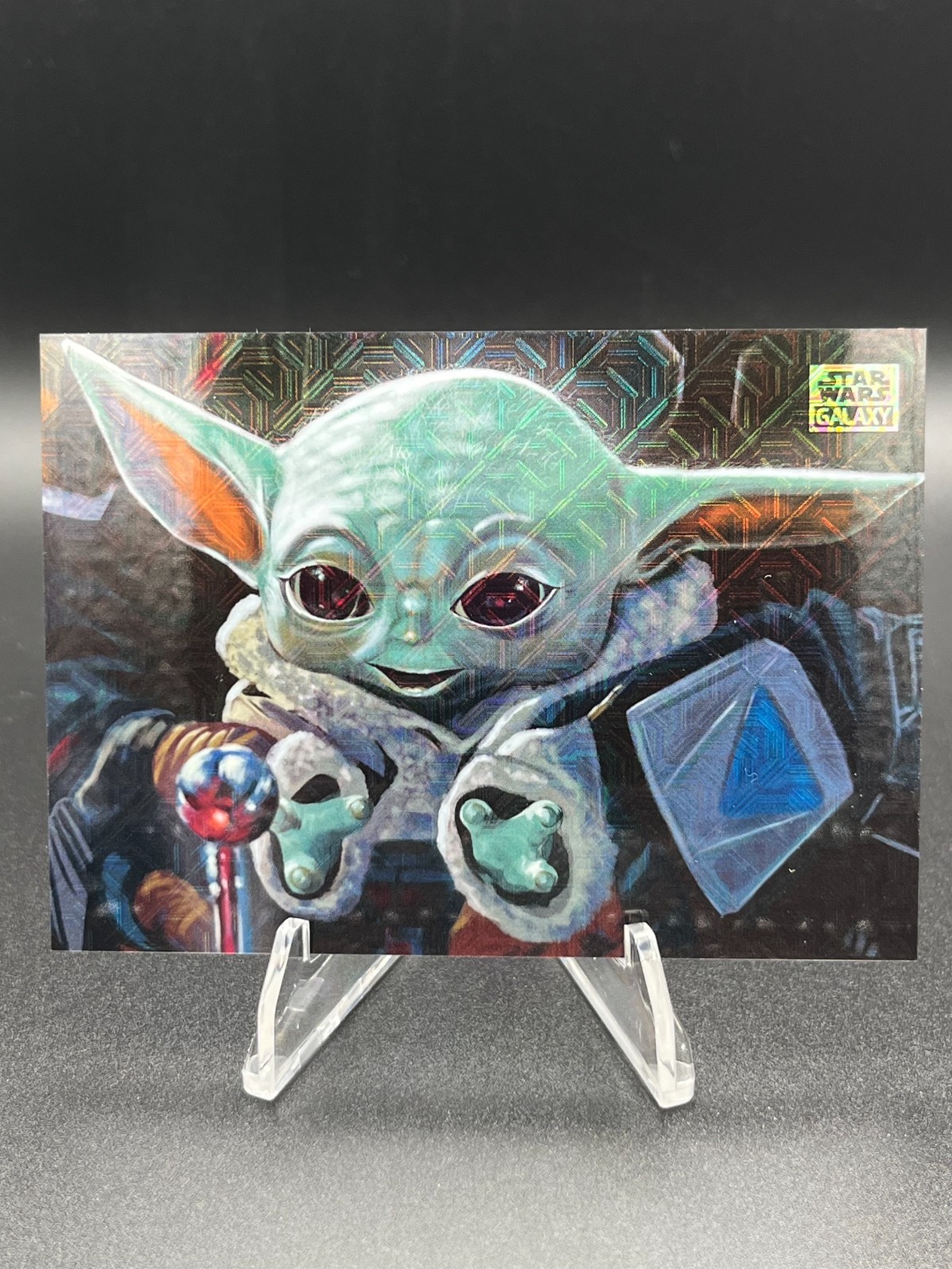 2026 Topps Star Wars Galaxy Gimmie Mojo Refractor /50 #6 Grogu!