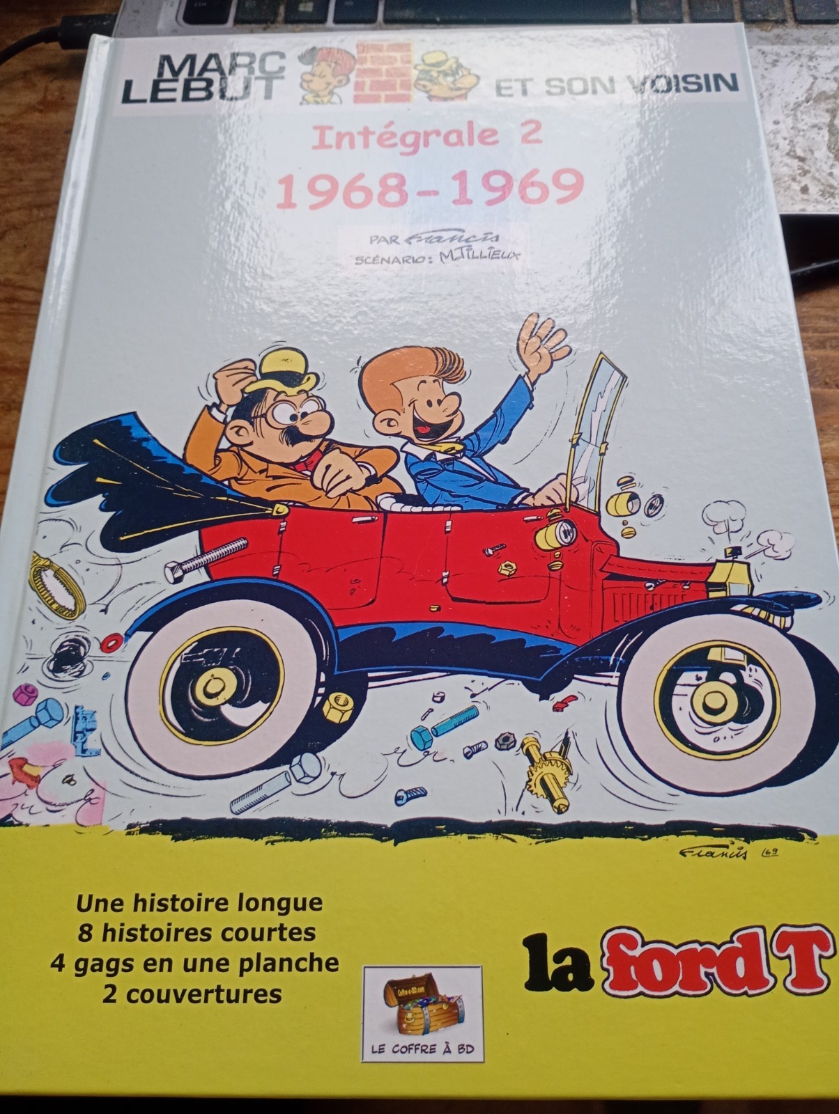 Intégrale 2 1968-1969 MARC LEBUT FRANCIS TILLIEUX coffre à bd 2012