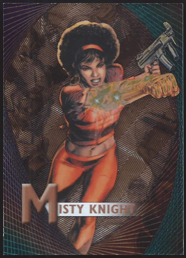 2012 Marvel Beginnings Series 2 PRIME MICROMOTION lamina incisa #M-32-MISTY KNIGHT
