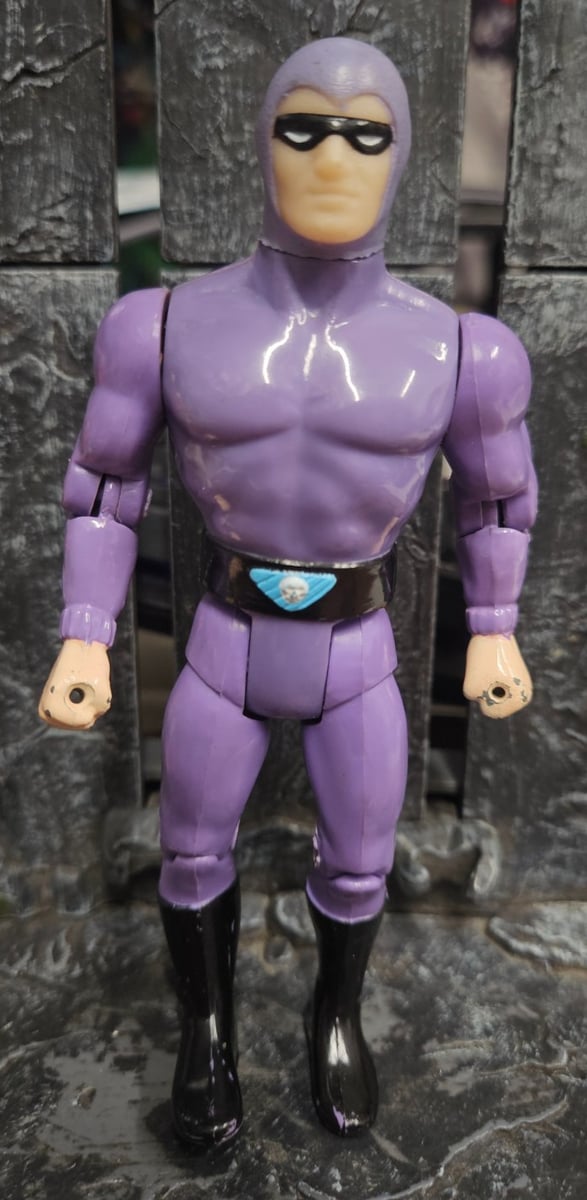 Modellino vintage Defenders Of The Earth The Phantom Galoob 1985 5,5" giocattolo funzionante