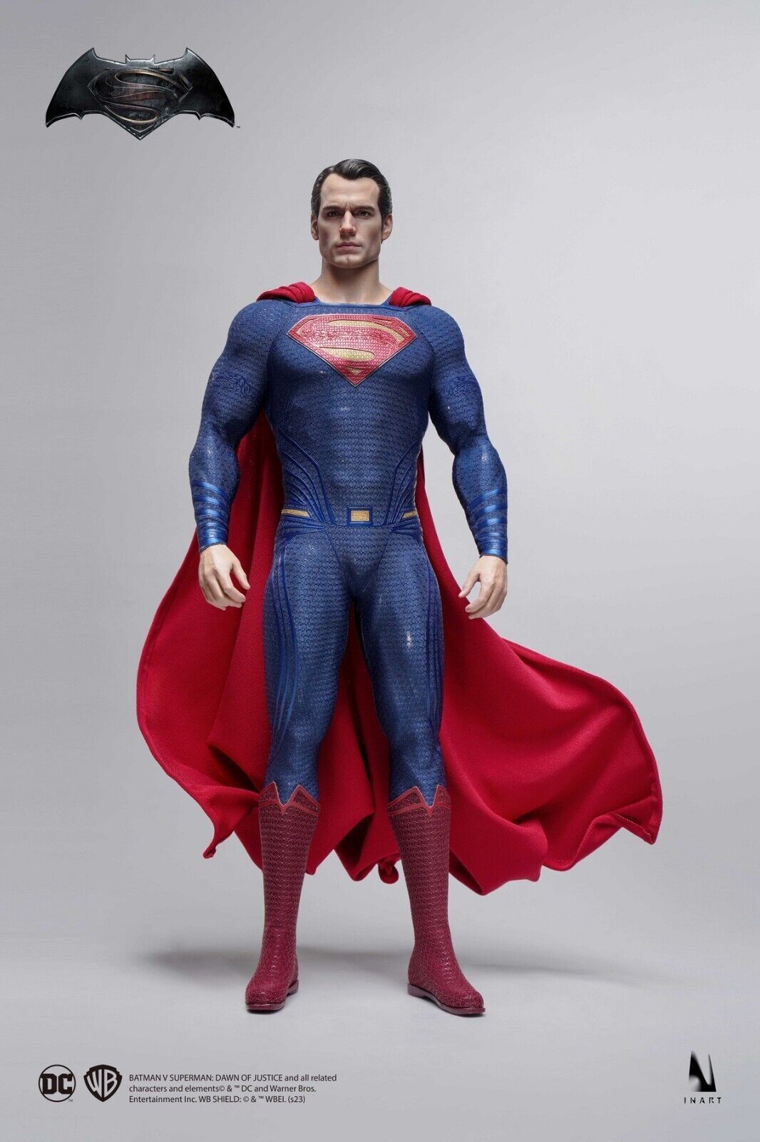 In magazzino Modellino INART Ag007 1/6 Dawn of Justice Superman l 12" nuovo