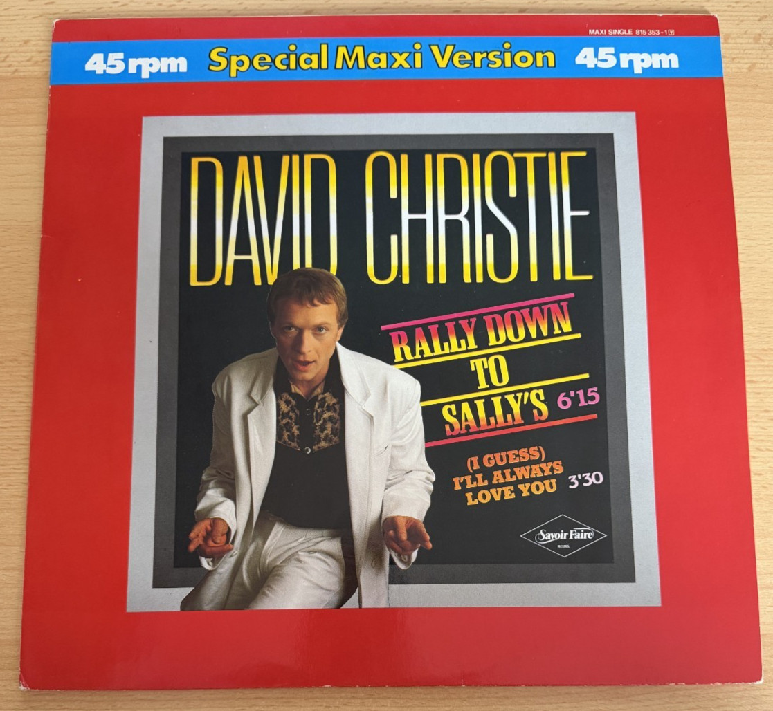David Christie ‎– Rally Down To Sally's - 12" Maxi Vinyl - top Condition!