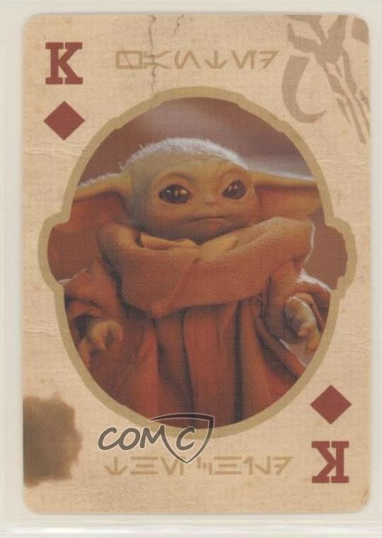 2019 Aquarius Star Wars The Mandalorian - Child Playing Cards Grogu #KD 6d7