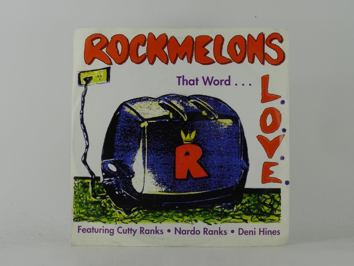 ROCKMELONS THAT WORD (L.O.V.E.) TOASTED (31) 2 Track 7" Single plus Picture Slee