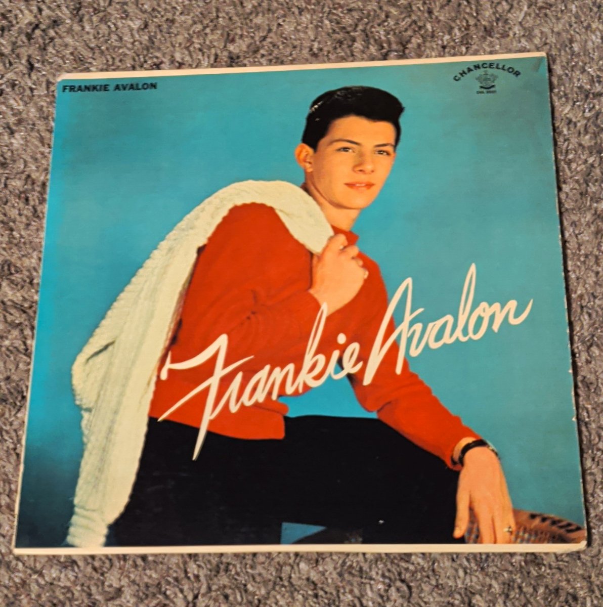 Frankie Avalon Frankie Avalon Pop Vinyl LP Chancellor 12" 33 RPM Black Sleeve