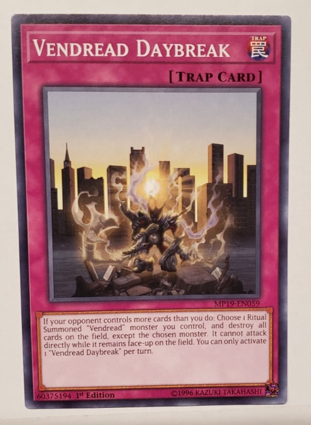 Yu-Gi-Oh! Vendread Daybreak MP19-EN059 1st Edition Common NM