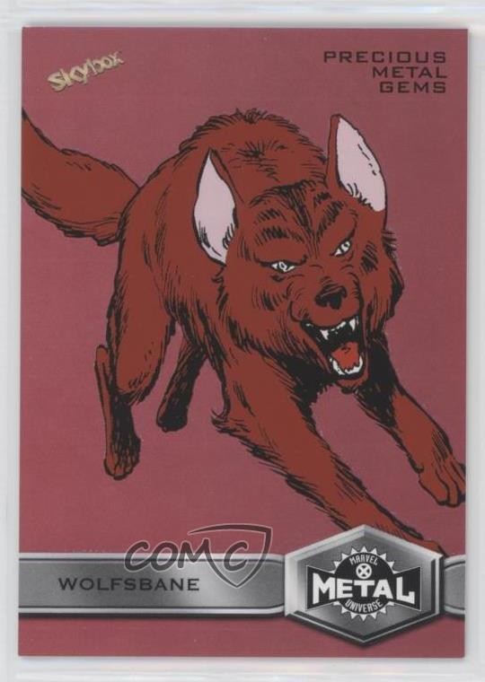2020 Marvel X-Men Metal Universe High Series PMG Rosso 83/100 Wolfsbane #168 h8p
