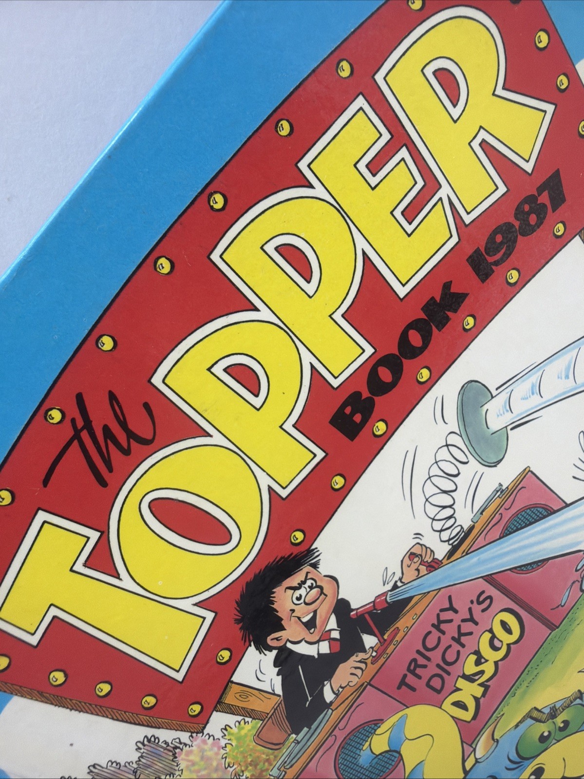 THE TOPPER BOOK 1987 - CHRISTMAS ANNUAL  - Vintage 80s Comics /Retro Gifts