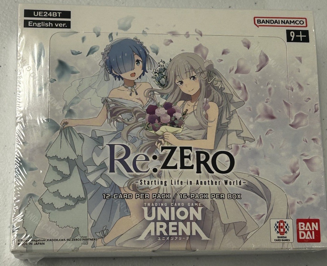 Union Arena: Re:ZERO Starting Life in Another World Sealed Booster Box English