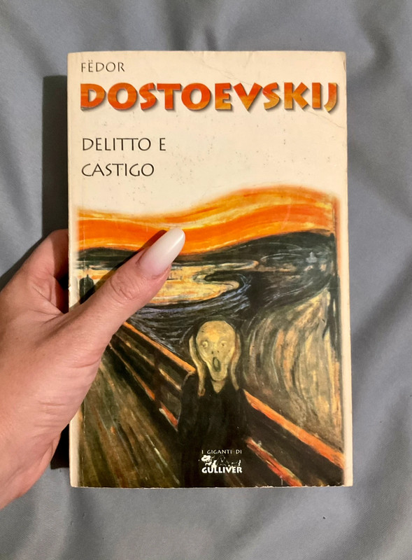 Libro Delitto e castigo, Dostoevskij, vintage, 1995, romanzo