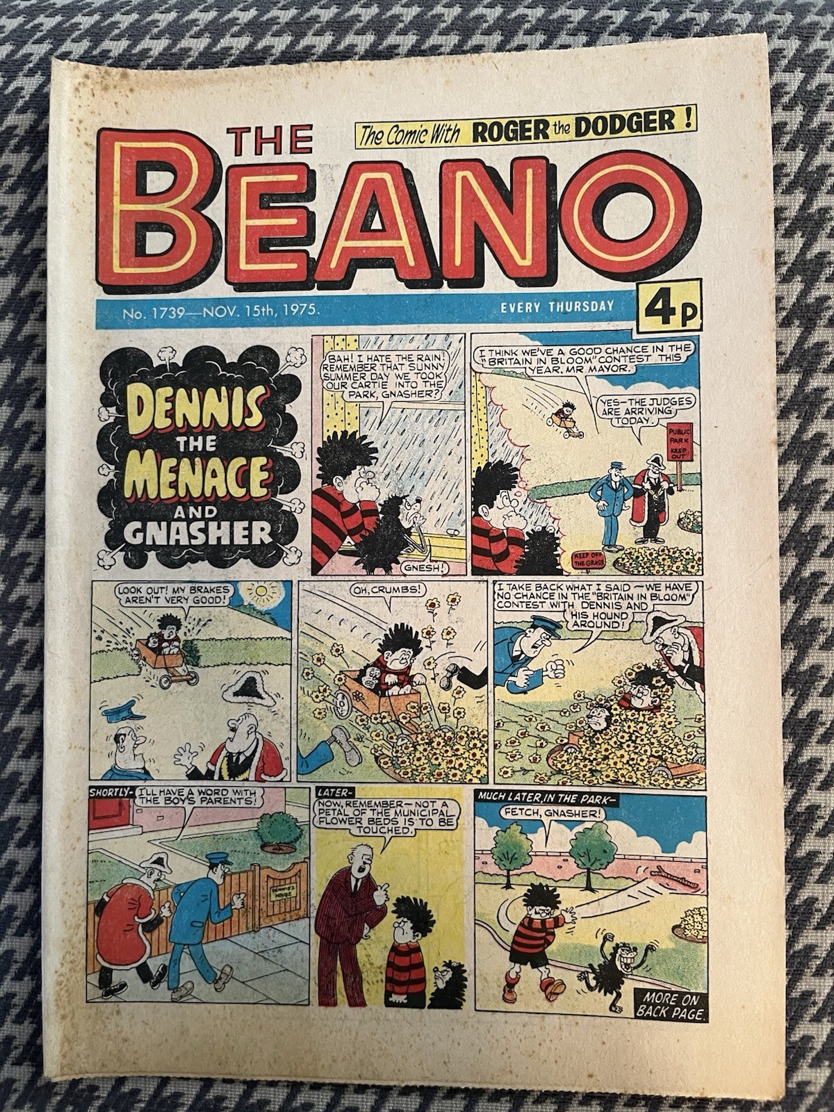 The Beano Comic No# 1739 November 15th 1975 FN