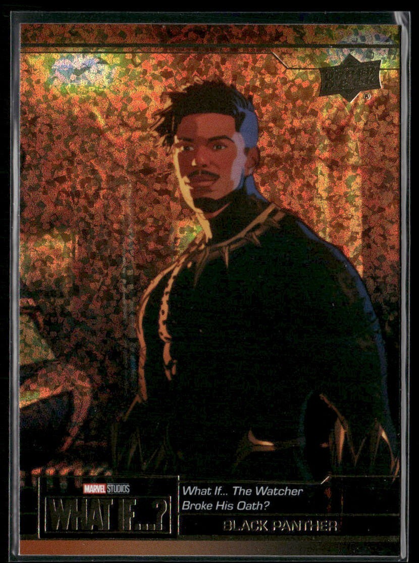 2023 UD Marvel What If? Cosmic Speckles SP Parallel #2 - Black Panther