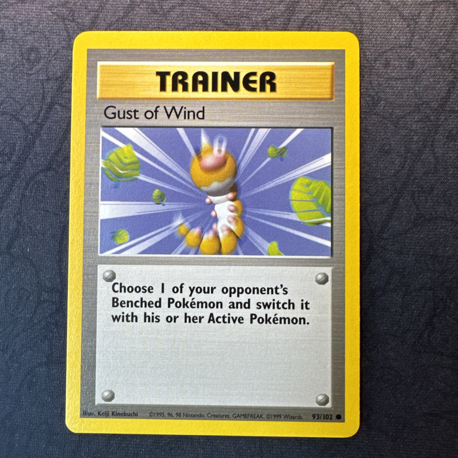 Gusto di Vento 093/102 Set Base Pokemon Regolare BM