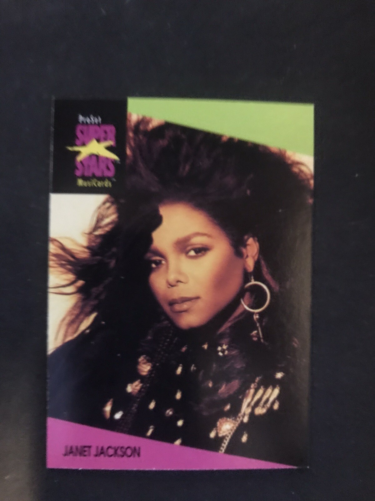 Janet Jackson - #56 1991 Pro Set SuperStars MusiCards