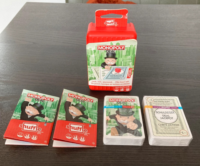 Monopoly Deal, inhoud nieuw in verpakking.