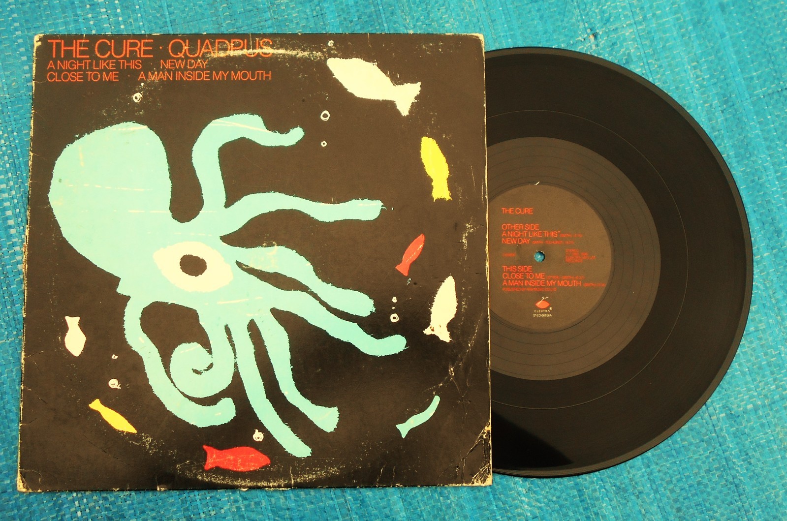 THE CURE      QUADPUS    1986 12" 4 TRACK EP    ELEKTRA RECORDS