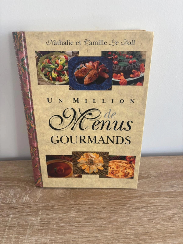 Livre un million de menus gourmands