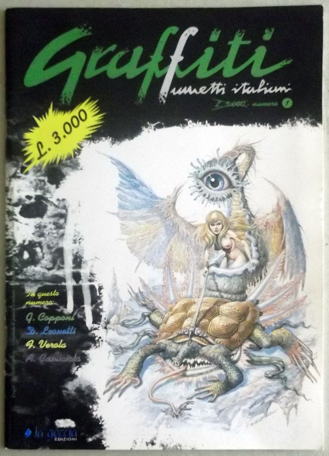 Graffiti Fumetti Italiani n.1 1993 Moriconi Copponi Leonetti Innocenti