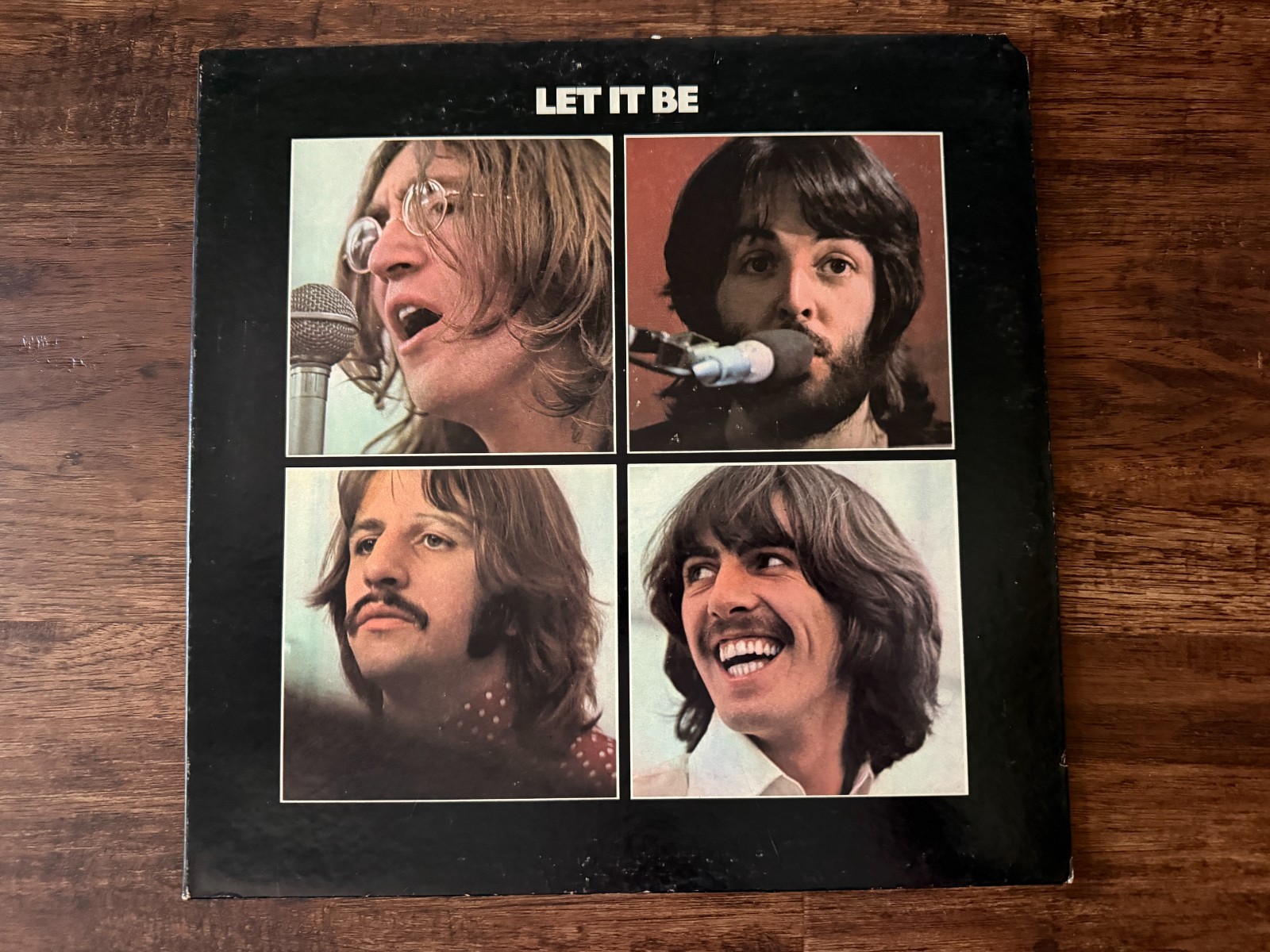 THE BEATLES LET IT BE LP RECORD AR-34001