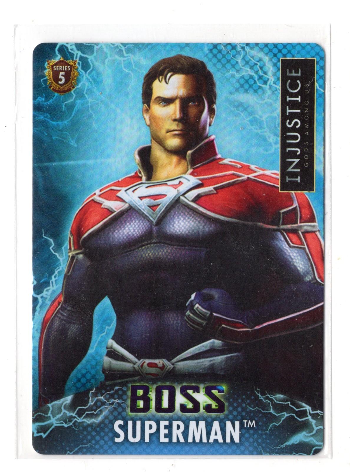 DC Injustice Arcade Series 5 BOSS FOIL CARD SP SHORT PRINT #118 Superman
