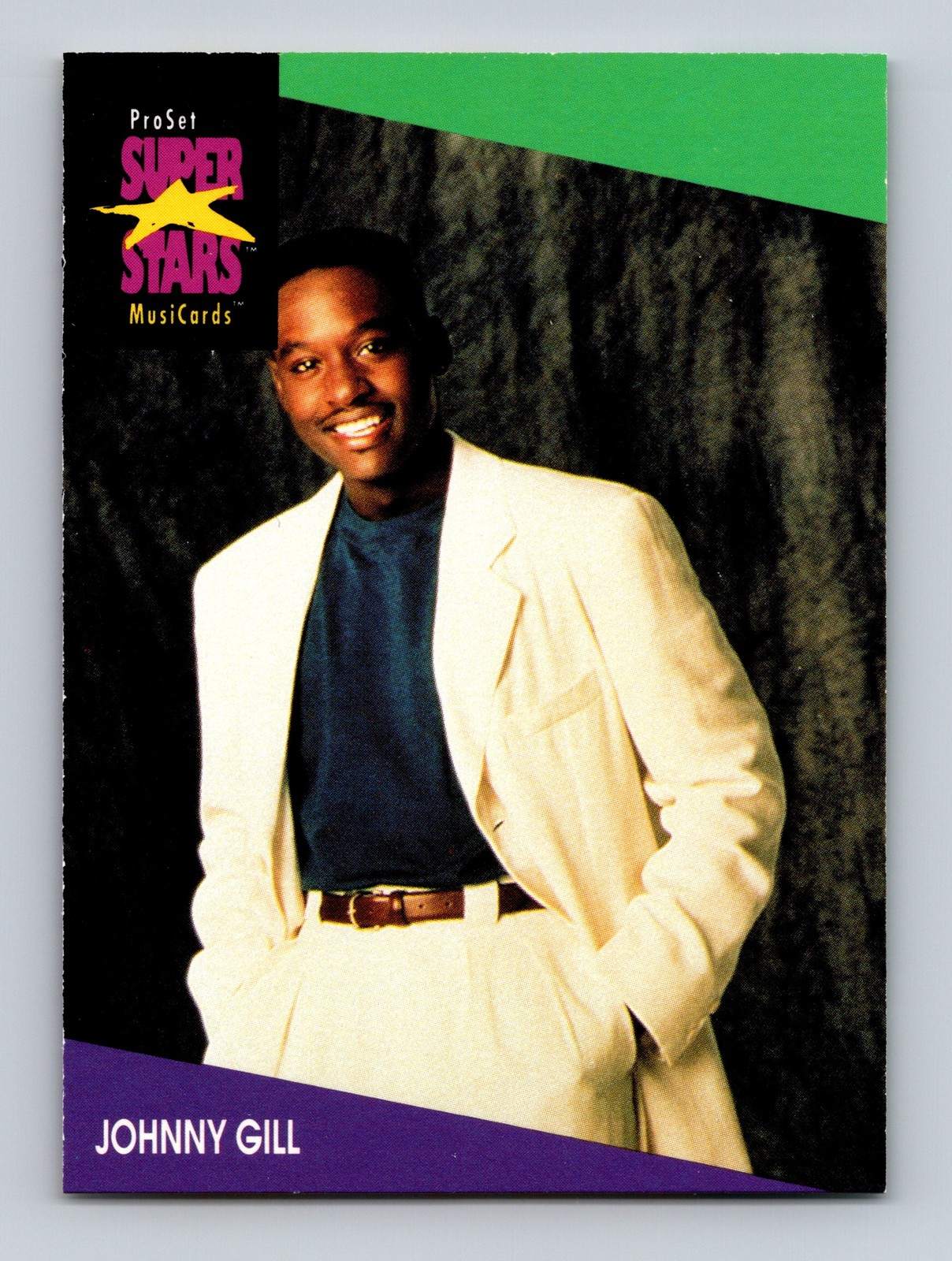 1991 Pro Set SuperStars MusiCards #121 Johnny Gill
