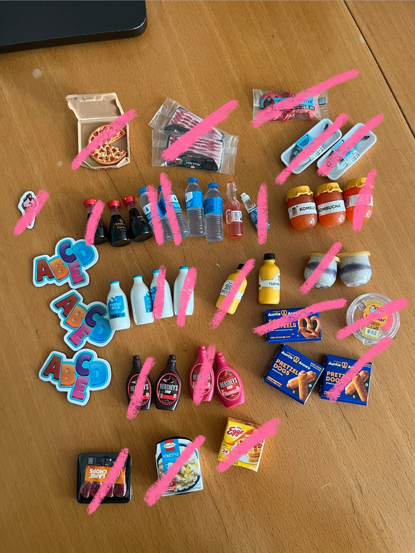 Mini brands various items