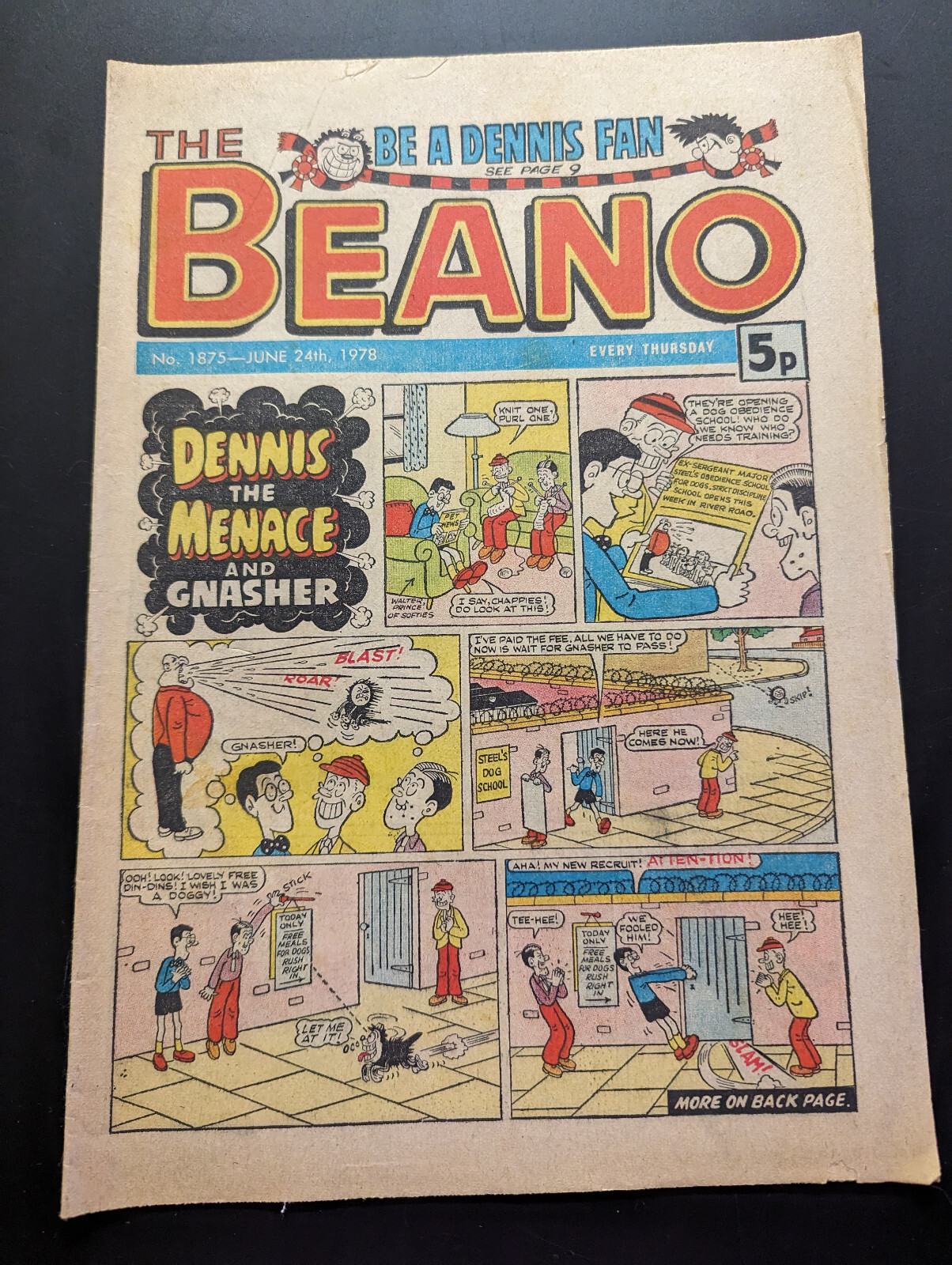 Beano Comic No 1875 June 24th 1978 