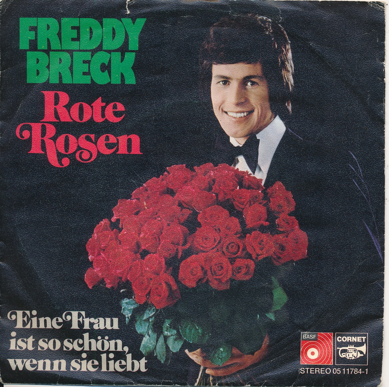 Rote Rosen - Freddy Breck - Single 7" Vinyl 210/14