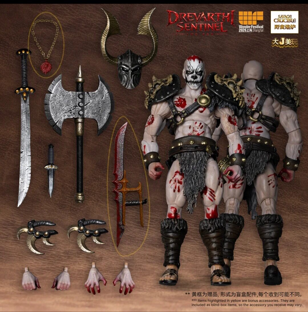 Modellino Savage Crucible WF26 esclusivo Bloody Handprint 1/12 articolato