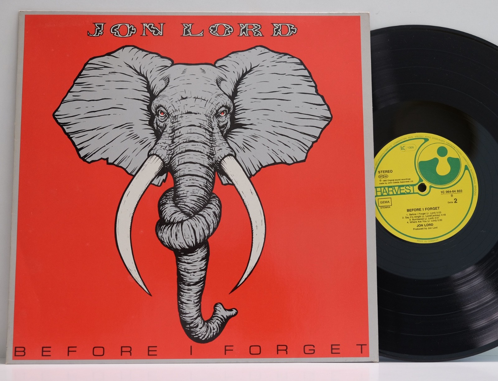 Jon Lord       Before I forget        Deep Purple       NM # T