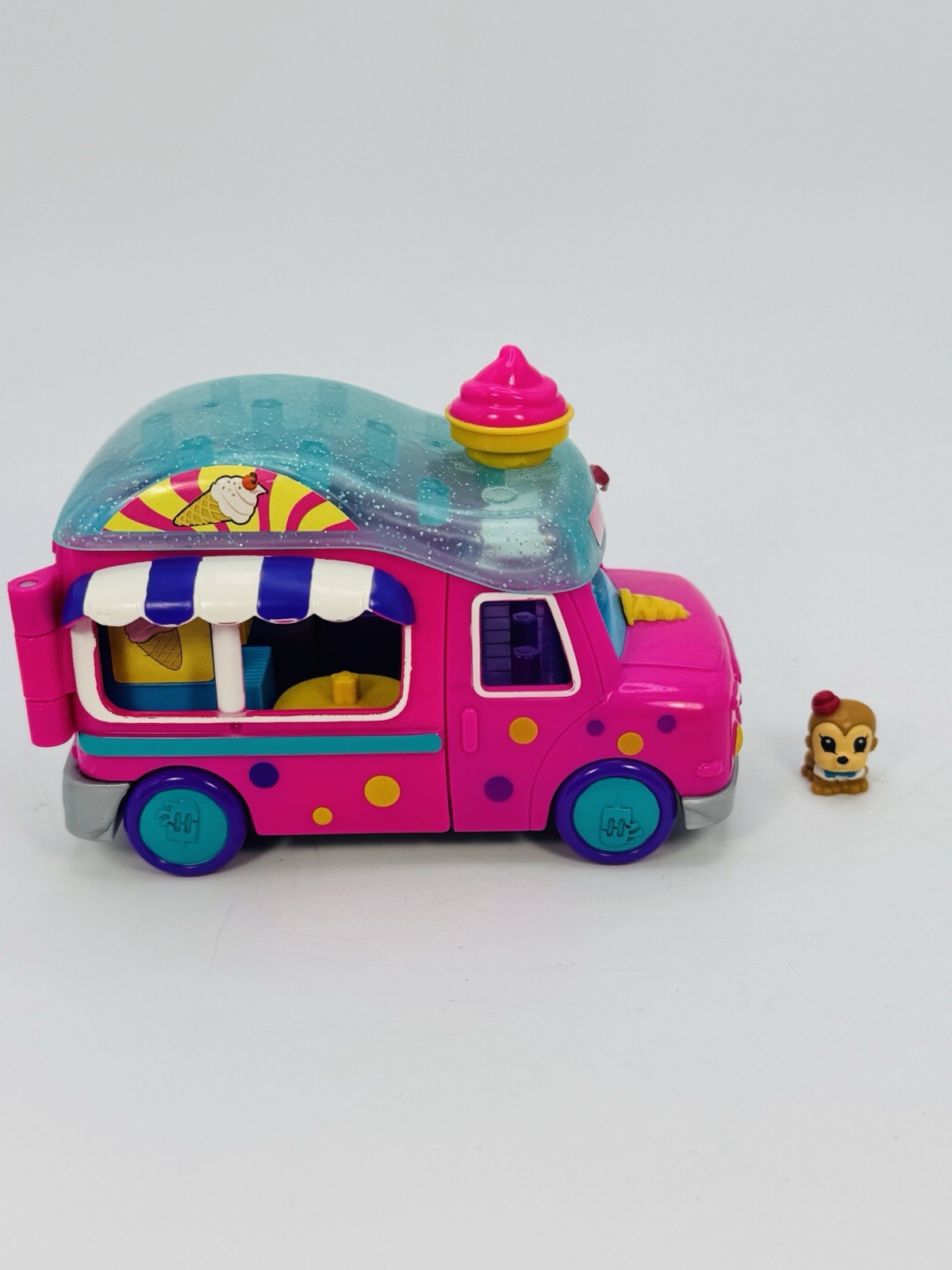 Squinkies Ice Cream Truck With Monkey Squinky 2012