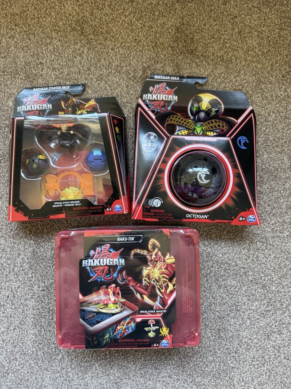 Bakugan Bundle Spin Master Baku-Tin Special Attack Starter Pack e Deka Ball