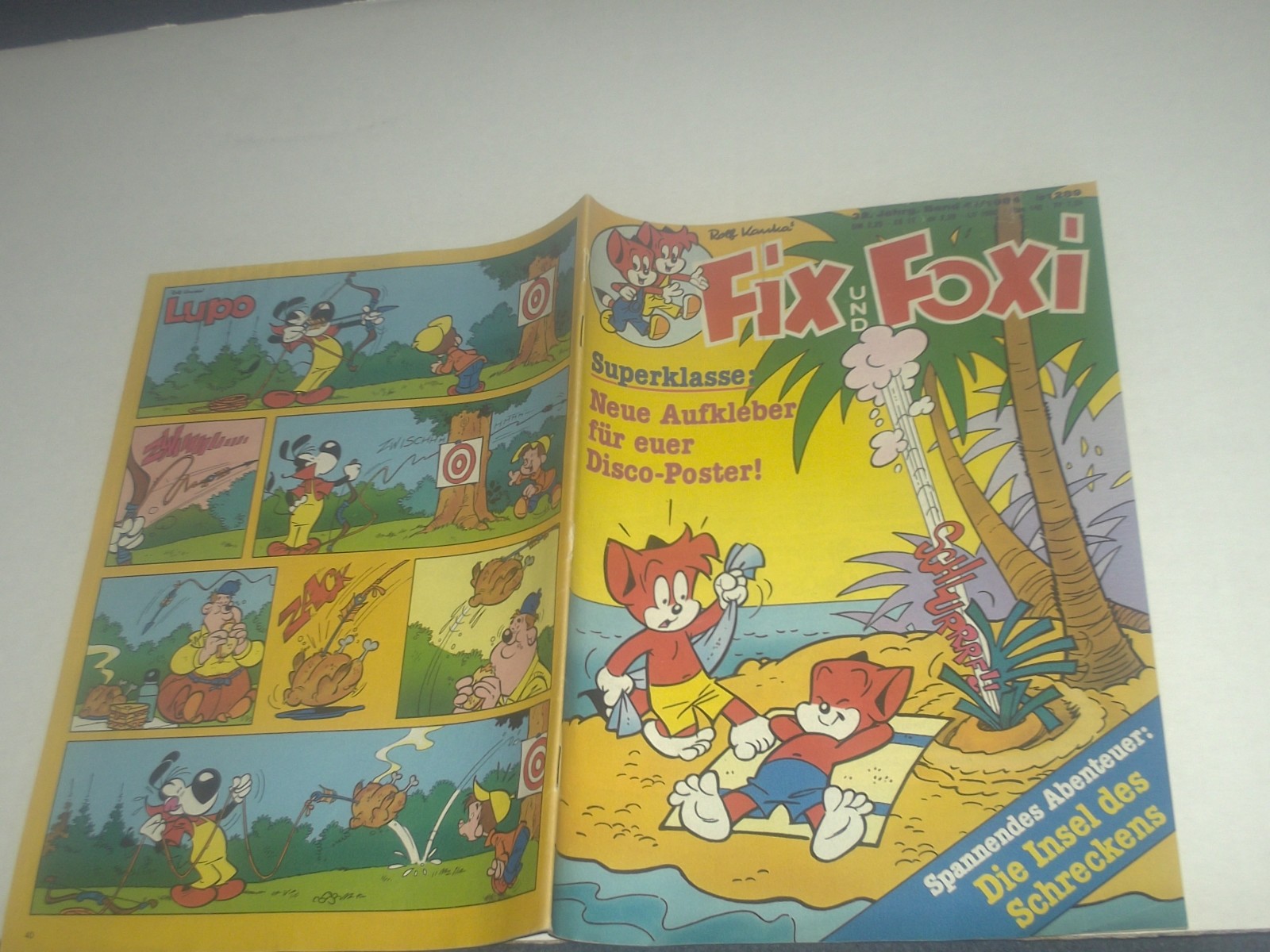 FIX E FOXI FUMETTO QUADERNO 32° ANNO VOLUME N.41/1984