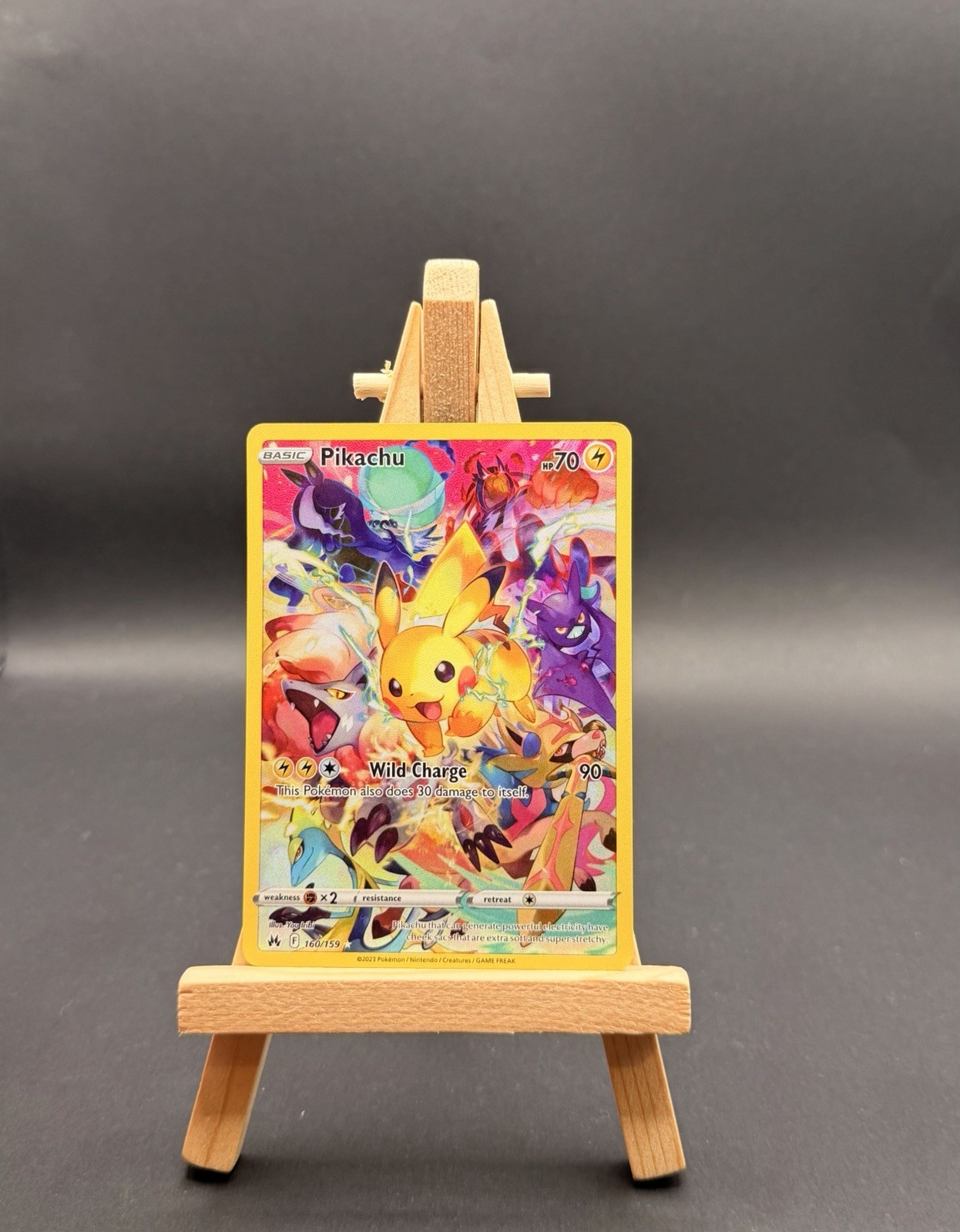 Pikachu Crown Zenith 160/159 Secret Rare Pokemon TCG