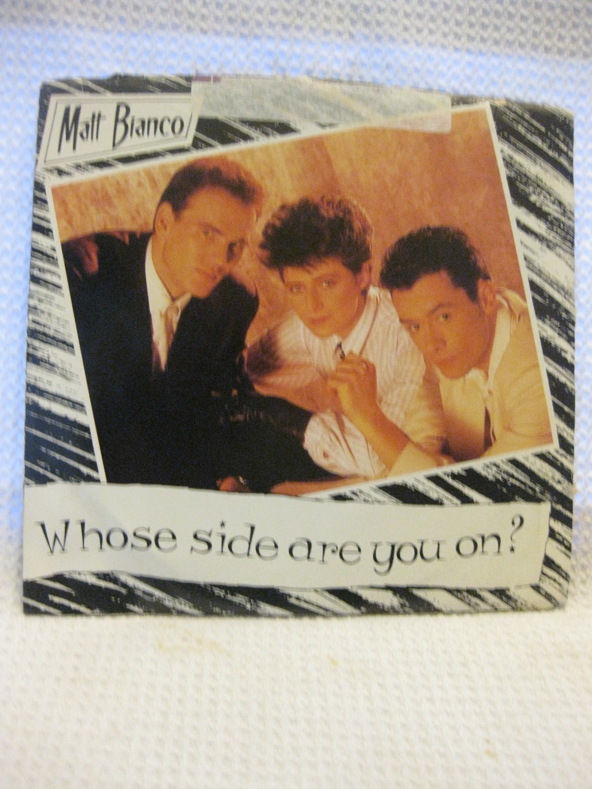 Matt Bianco - Whose Side Are You On? (Atlantic, 1985, US 7" Single) excellent
