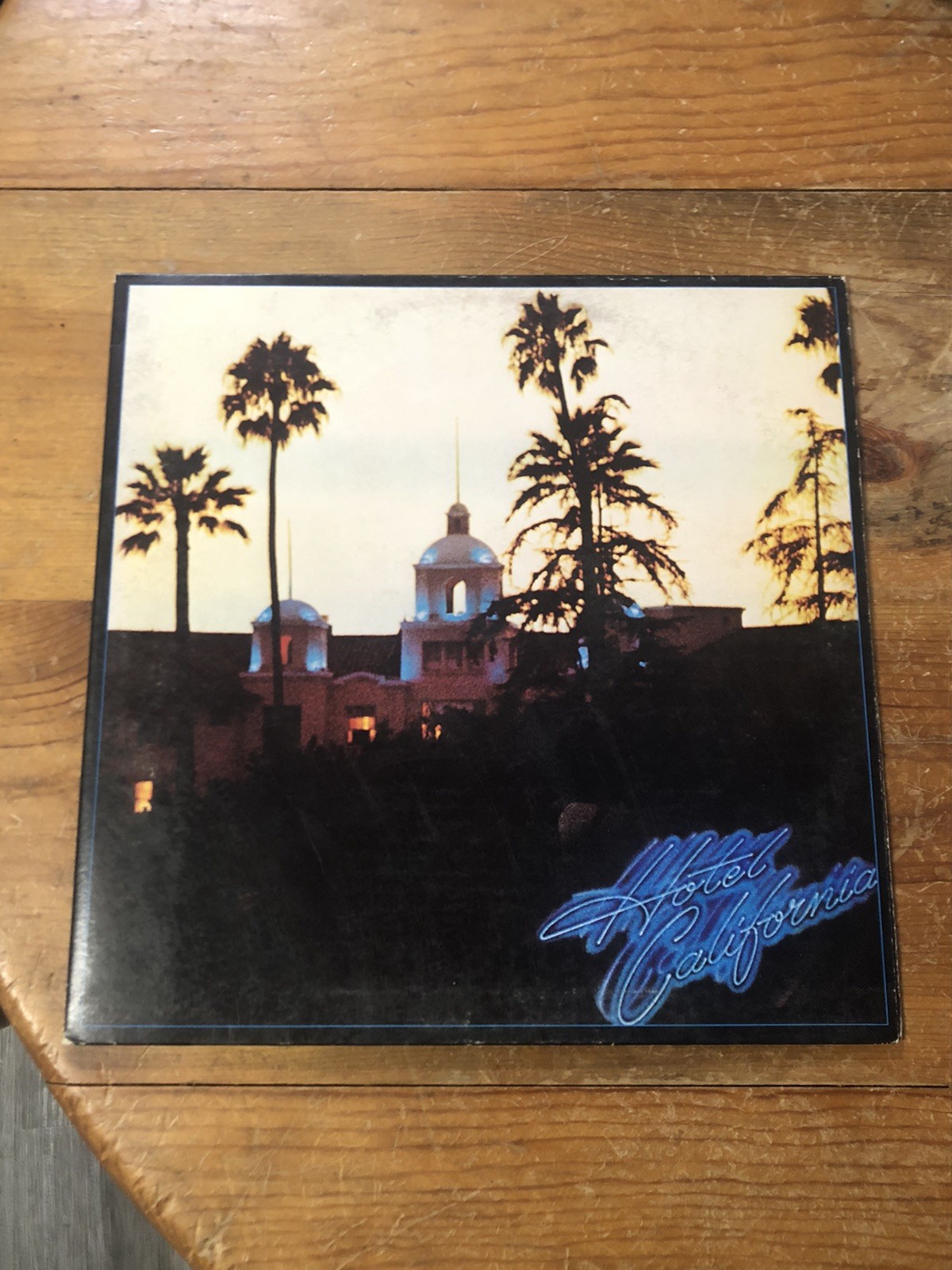 Eagles Hotel California LP Vinyl Record Album 1976 7E-1084 w/ Poster